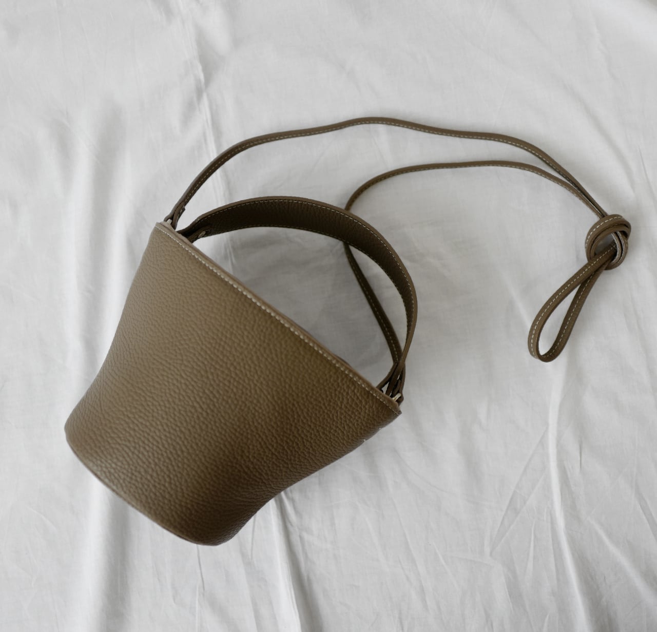 Pottery Bag/SILVER/CHOCOLATE/TAUPE/GREEN/SAKURA